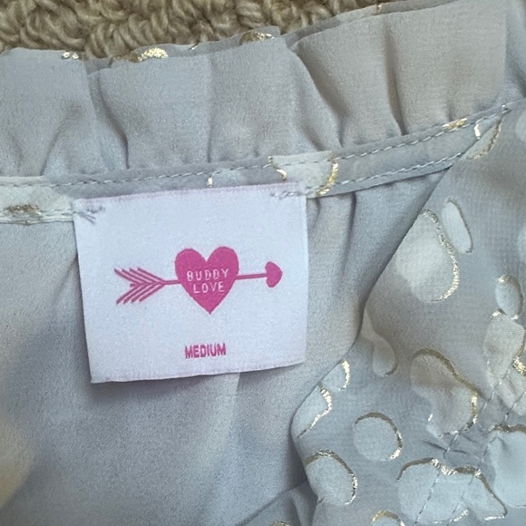 Buddy Love White Mini Dress with Ruffles - Picture 2 of 6